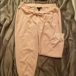 Dressy jogger type pants with a matching shirt